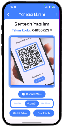Mobil Personel Takip Sistemi Uygulama Ekranı