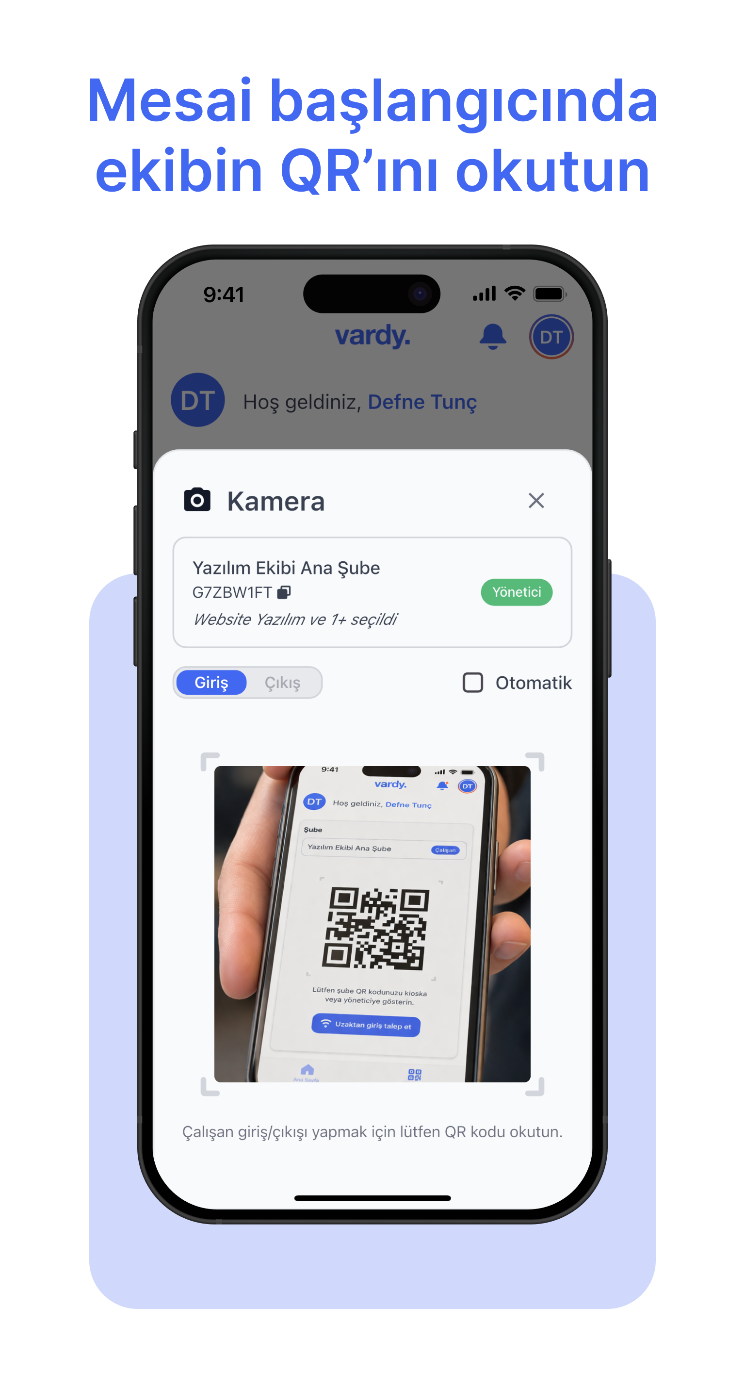 Karekod Personel Takip