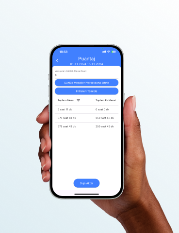Puantaj Hesaplama ve Mesai Takip Programı
